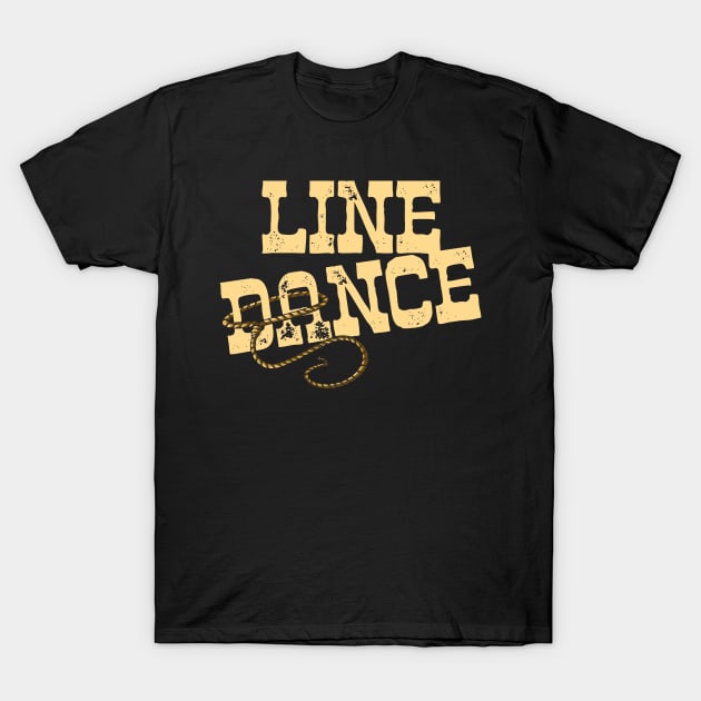 Line Dance Design T-Shirt by echopark12